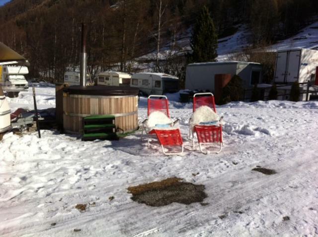 Hotel Camping Schönblick im Saas-Tal Exterior foto